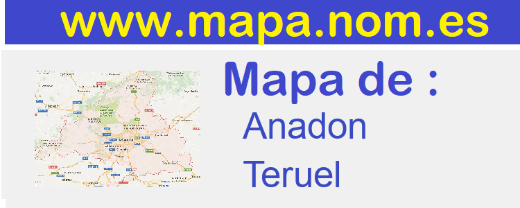 mapa de  Anadon