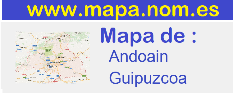 mapa de  Andoain