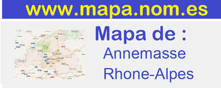 mapa de  Annemasse