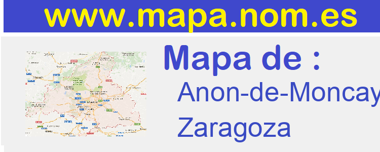 mapa de  Anon-de-Moncayo