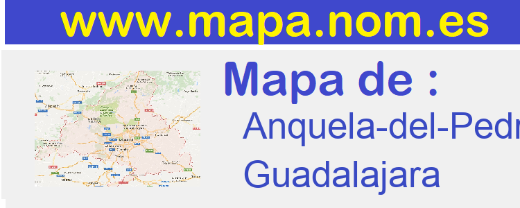 mapa de  Anquela-del-Pedregal