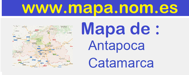 mapa de  Antapoca