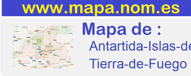 mapa de  Antartida-Islas-del-Atlantico