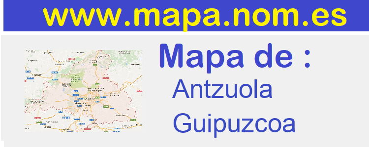 mapa de  Antzuola