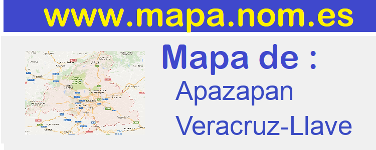 mapa de  Apazapan