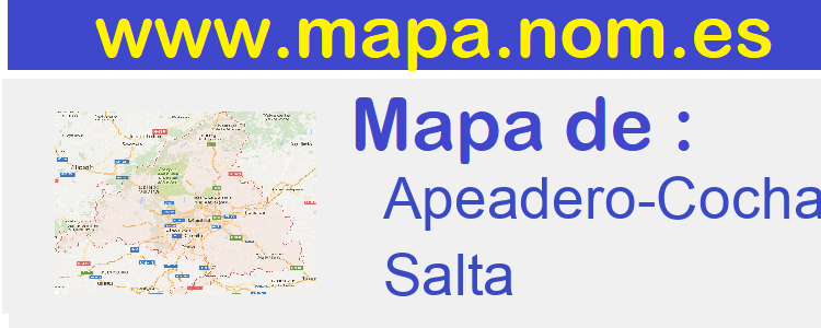 mapa de  Apeadero-Cochabamba