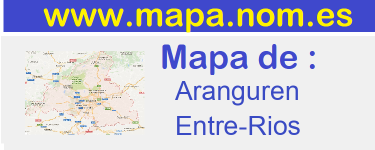 mapa de  Aranguren