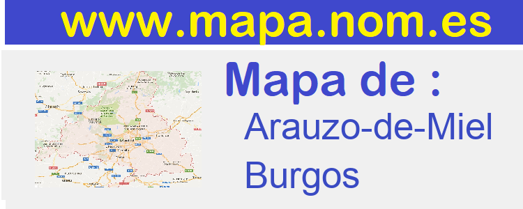 mapa de  Arauzo-de-Miel