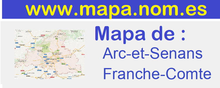 mapa de  Arc-et-Senans