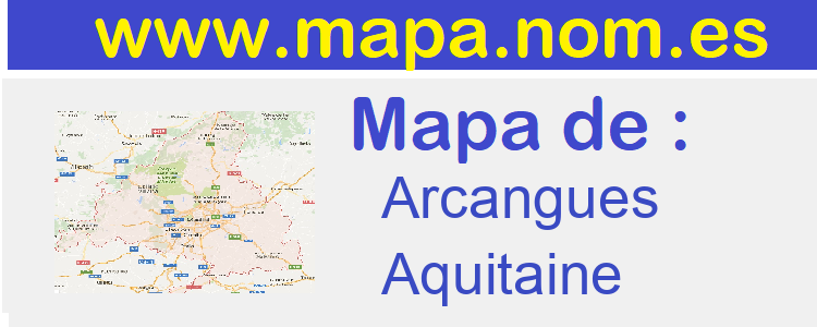 mapa de  Arcangues