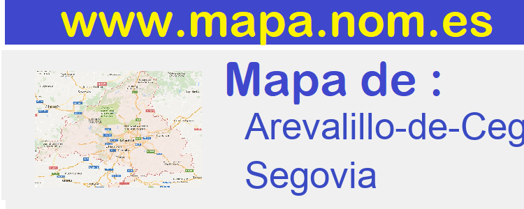 mapa de  Arevalillo-de-Cega