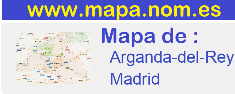 mapa de  Arganda-del-Rey