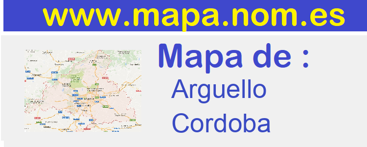 mapa de  Arguello