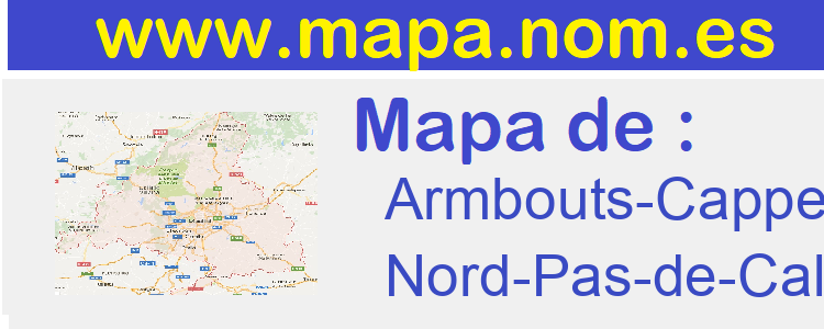 mapa de  Armbouts-Cappel