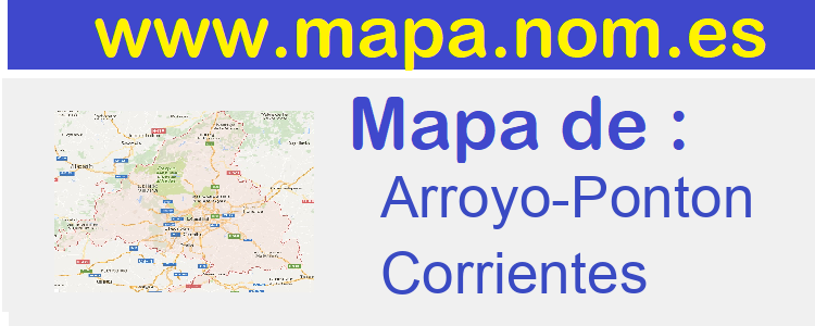 mapa de  Arroyo-Ponton
