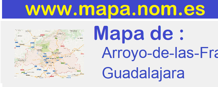 mapa de  Arroyo-de-las-Fraguas