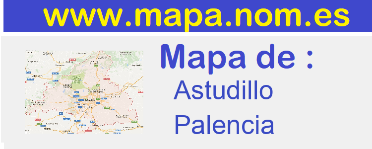 mapa de  Astudillo