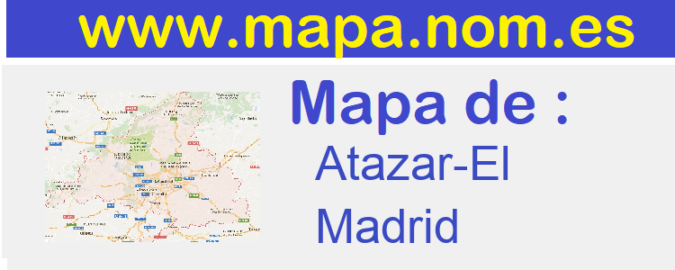 mapa de  Atazar-El