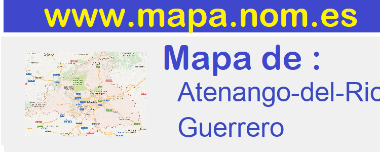 mapa de  Atenango-del-Rio