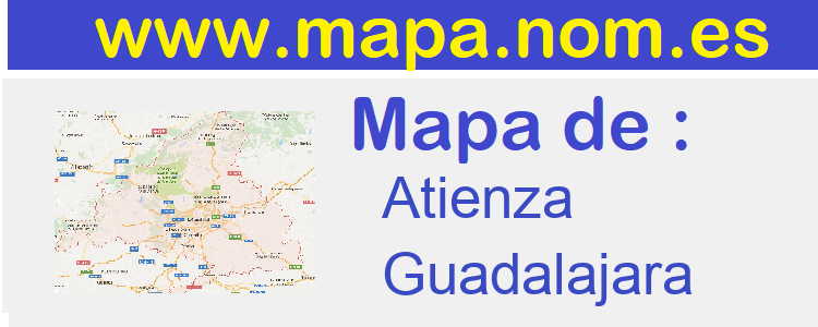 mapa de  Atienza