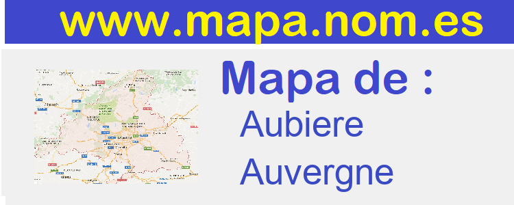 mapa de  Aubiere