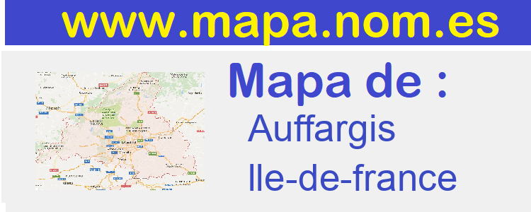 mapa de  Auffargis