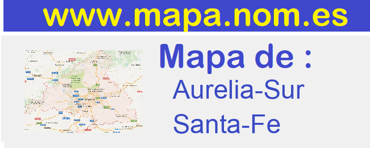 mapa de  Aurelia-Sur