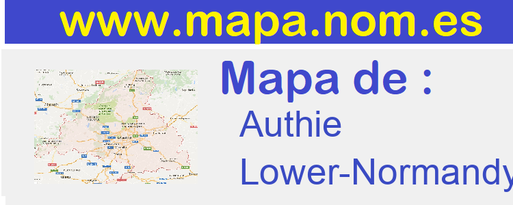mapa de  Authie