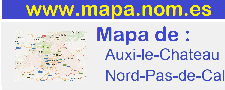 mapa de  Auxi-le-Chateau