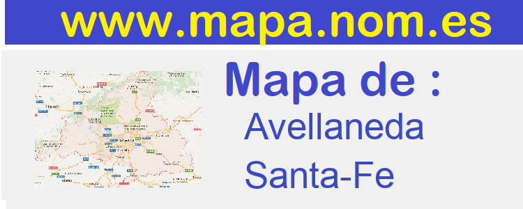 mapa de  Avellaneda