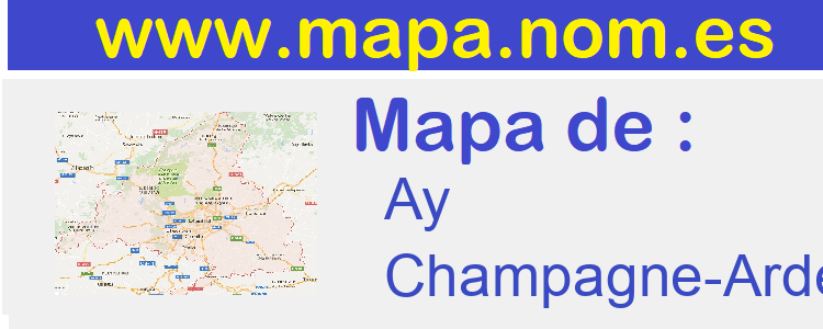 mapa de  Ay