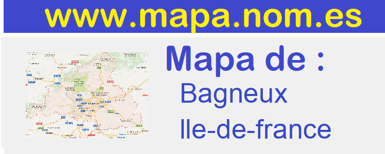 mapa de  Bagneux
