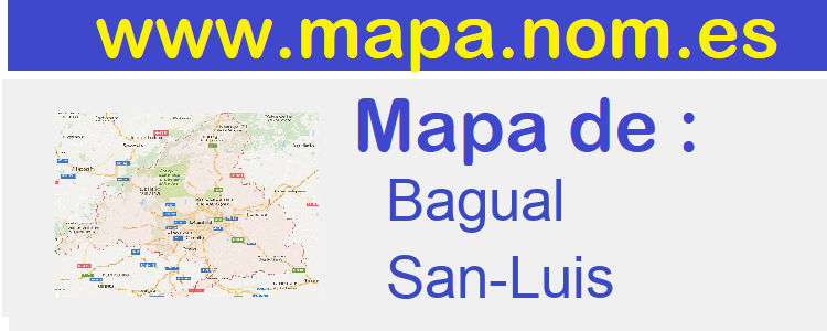 mapa de  Bagual