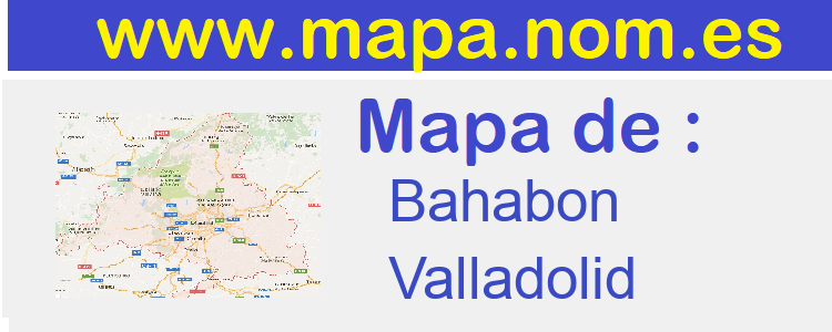 mapa de  Bahabon
