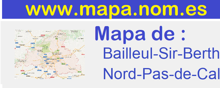 mapa de  Bailleul-Sir-Berthoult