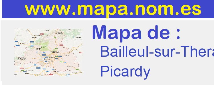 mapa de  Bailleul-sur-Therain