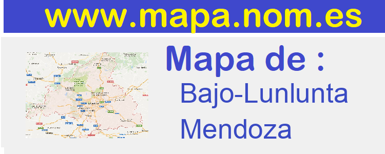 mapa de  Bajo-Lunlunta