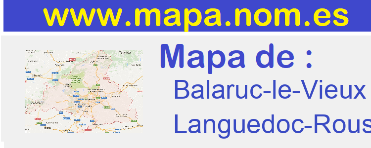 mapa de  Balaruc-le-Vieux