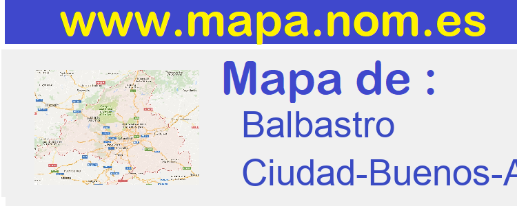 mapa de  Balbastro