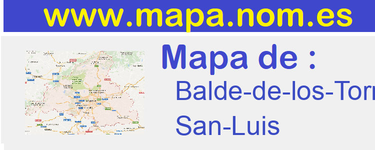 mapa de  Balde-de-los-Torres