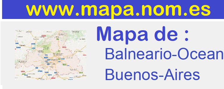 mapa de  Balneario-Oceano