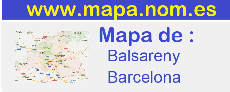 mapa de  Balsareny