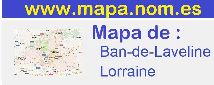 mapa de  Ban-de-Laveline