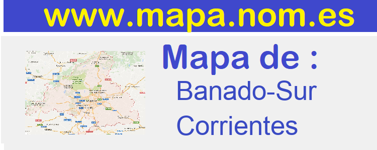 mapa de  Banado-Sur