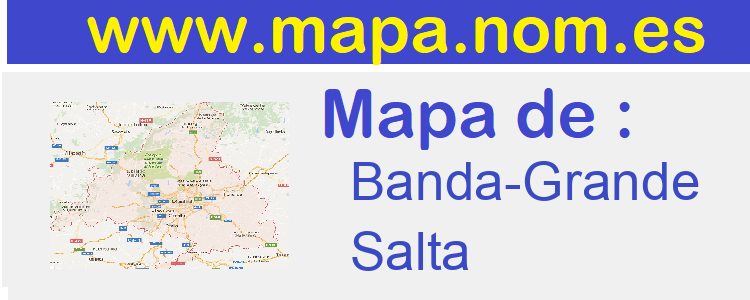 mapa de  Banda-Grande