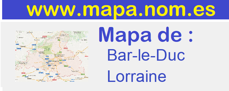 mapa de  Bar-le-Duc