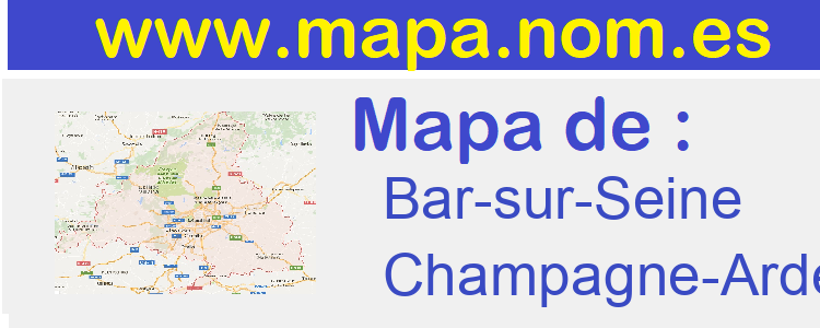 mapa de  Bar-sur-Seine