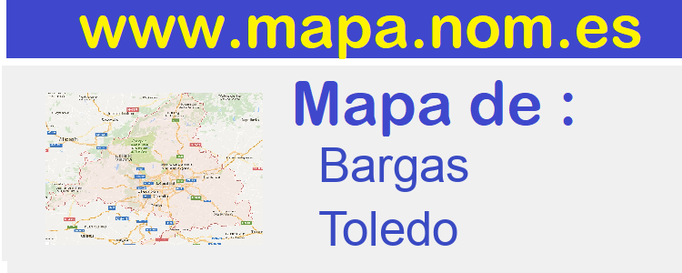 mapa de  Bargas