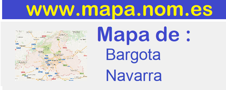 mapa de  Bargota