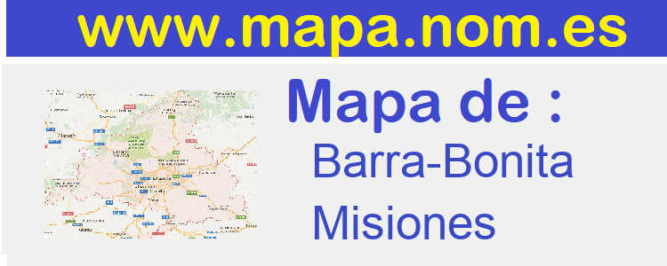 mapa de  Barra-Bonita